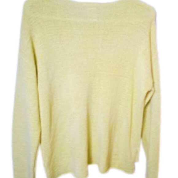 ZARA "FANCY COLLECTION" YOUTH 12/14 YELLOW SWEATER - Picture 5 of 5